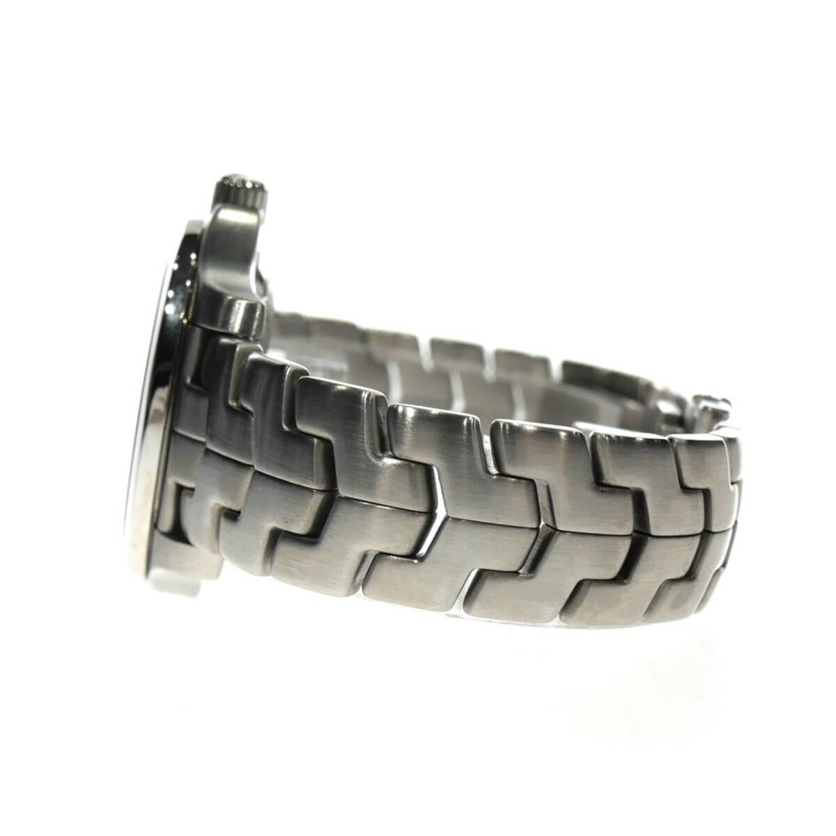 1円スタート 美品 TAG HEUER タグホイヤー LINK リンク WJF2211 自動(dòng)巻き デイト ラウンド 里スケ 3針 SS シルバー文字盤(pán) メンズ 腕時(shí)計(jì)