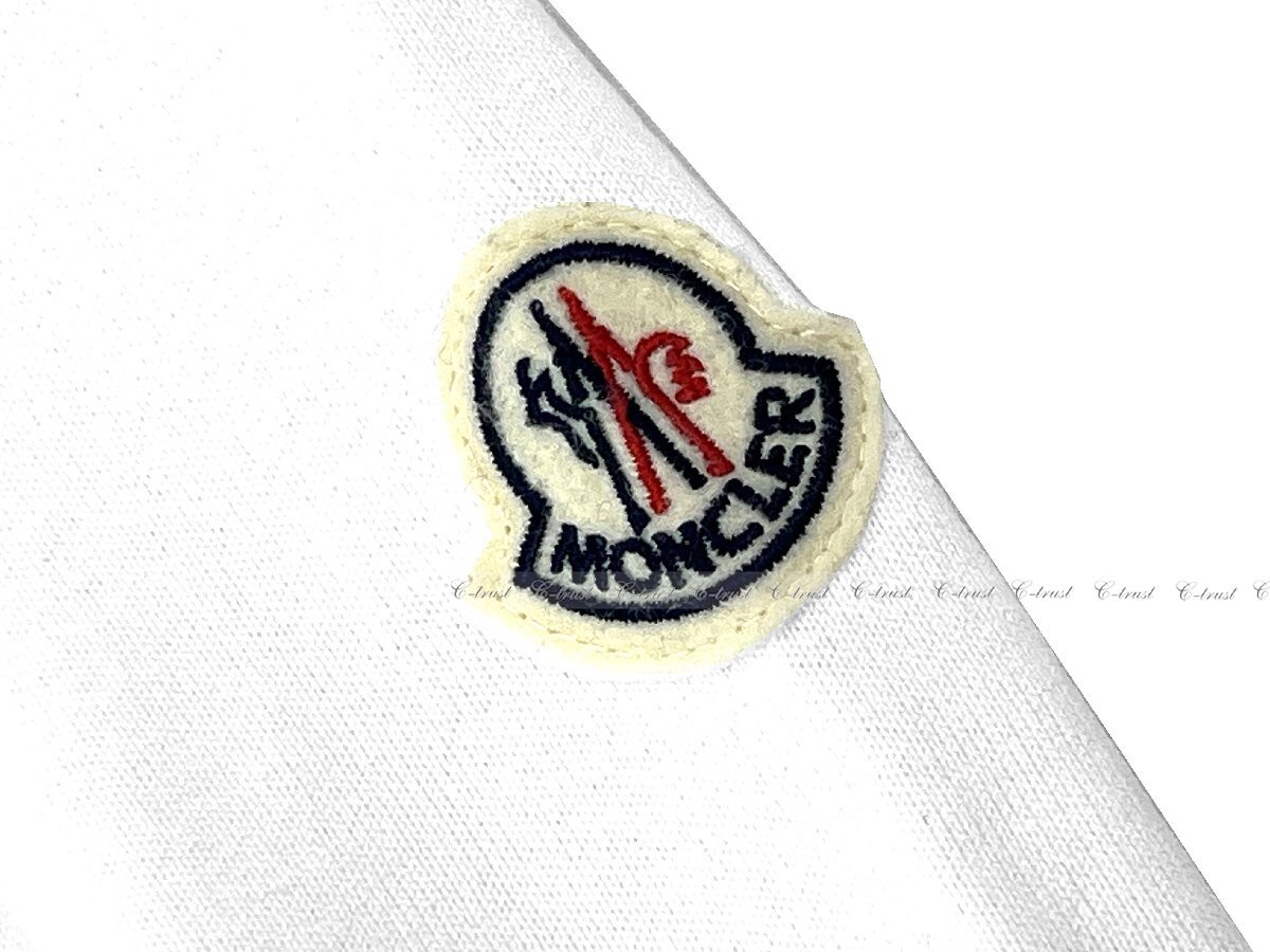 K461-S.. MONCLER モンクレール ジップアップ スウェット カーディガン トリコロール ★ 034 ホワイト