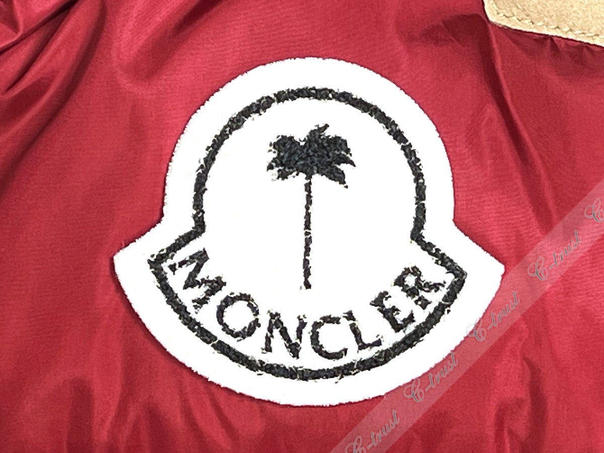 K483-1.. MONCLER モンクレール KAMAOU ダウン ベスト GENIUS FRAGMENT PALM ANGELS コラボ メンズ ★ 489 ボルドー