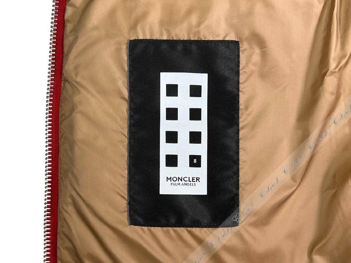 K483-1.. MONCLER モンクレール KAMAOU ダウン ベスト GENIUS FRAGMENT PALM ANGELS コラボ メンズ ★ 489 ボルドー