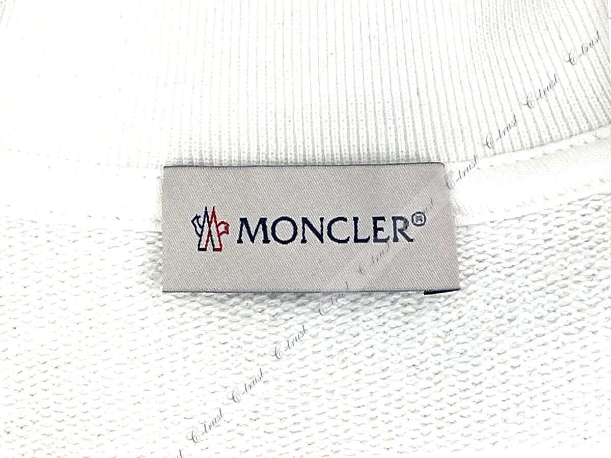 K461-S.. MONCLER モンクレール ジップアップ スウェット カーディガン トリコロール ★ 034 ホワイト
