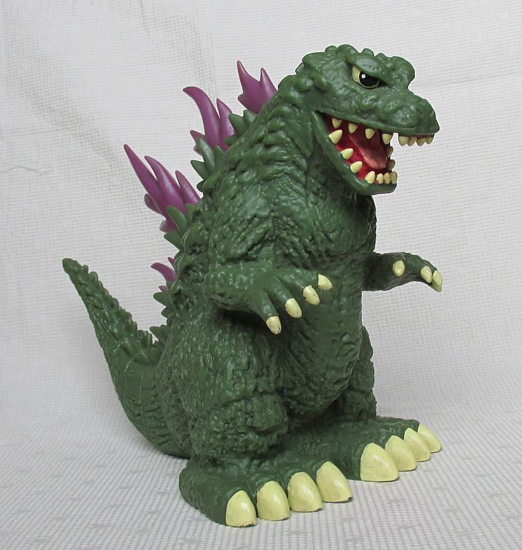 ゴジラ 2000 ミレニアム ソフビ トヨタカローラ 貯金箱 フィギュア 東宝 ゴジラ2000 ミレニアム ゴジラ ソフビ フィギュア 貯金箱 トヨタ
