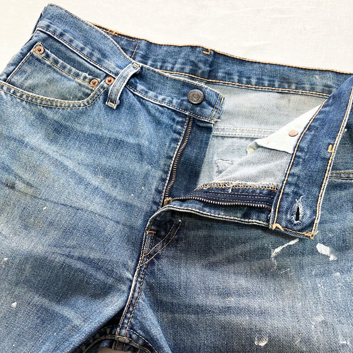 雰囲気抜群 90s ユーロ Levi’s リーバイス 507 デニム パンツ W32×L34 ジーンズ Gパン 505 519