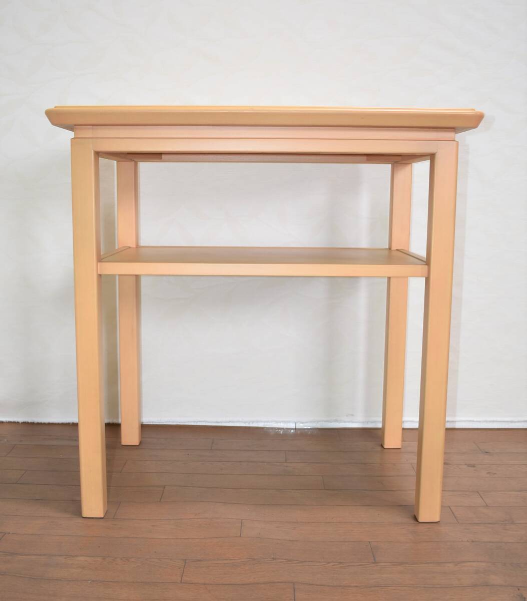 yj628ji Tendo Mokko боковой стол / буфет средний полки имеется ширина 70cm× глубина 51cm белый / натуральный интерьер / мебель ../ living 50415-02