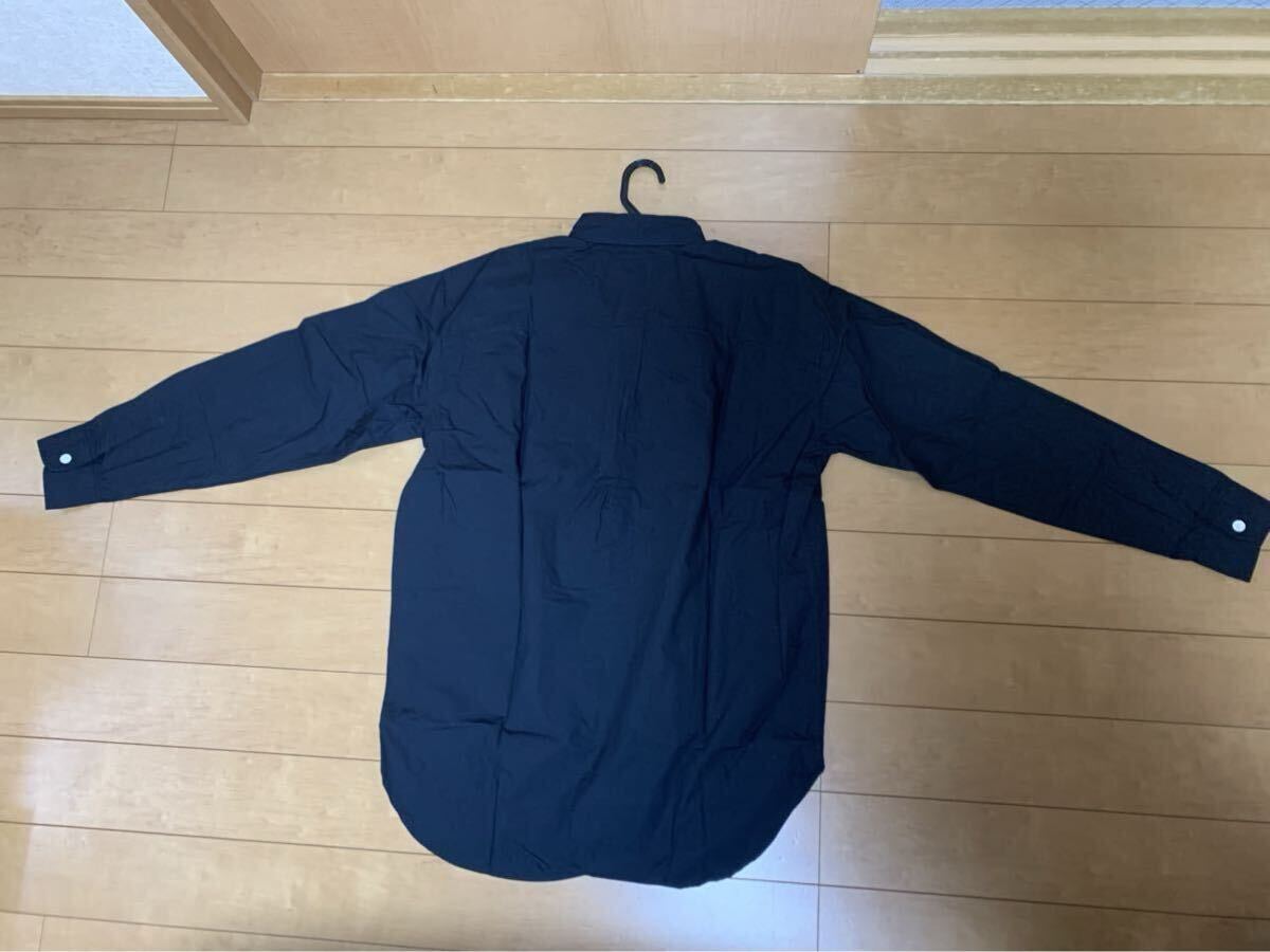 vincent et mireille シャツ 長袖 長袖シャツ ネイビー 濃紺 日本製 MLサイズ 40サイズ FREAKS STORE 綿100% タグ付き新品_画像3