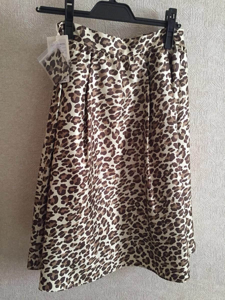swingle スウィングル ヒョウ柄 アニマル スカート 日本製 Sサイズ_画像2