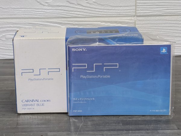 SONY Sony PSP-3000 Vibrant Blue голубой электризация подтверждено 230525