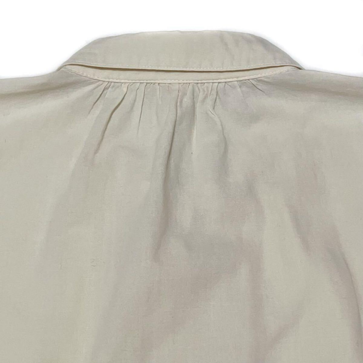 【送料無料】Samansa Mos2 サマンサモスモス★長袖ブラウス ギャザー入り ベージュ_画像4