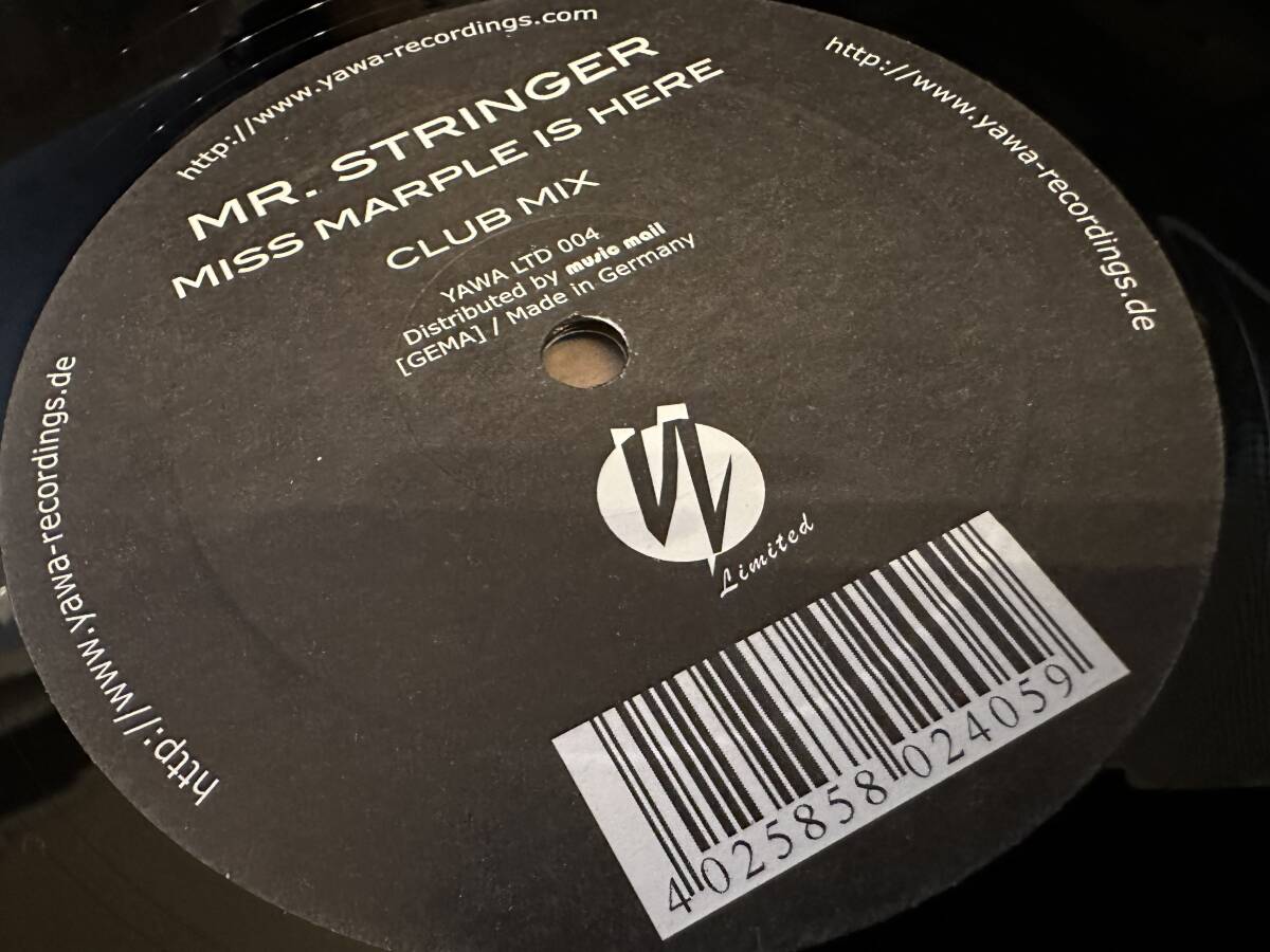 12”★Mr. Stringer / Miss Marple Is Here / ハード・トランス!_画像1