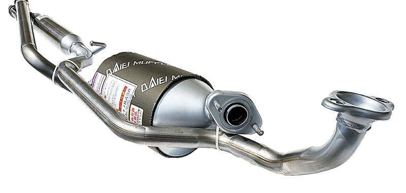 タント L360S 大栄テクノ制 MDH-9709SPT マフラー リアマフラー 分割マフラー 車検対応品 オールステンレス 送料無料 MDH-9709SPT