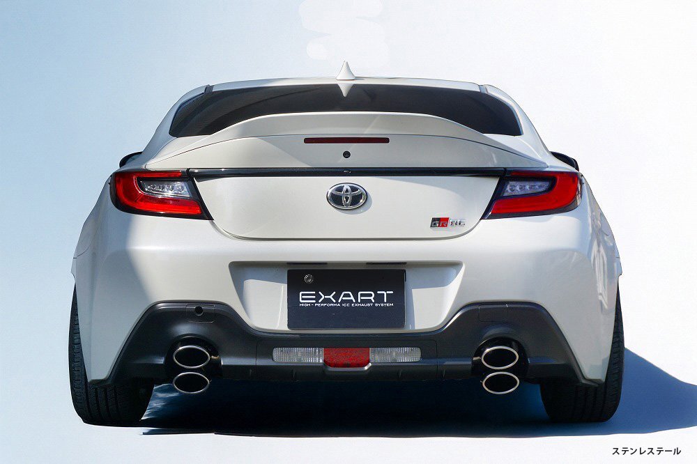 EXART iVSC マフラー ステンレステール BRZ 3BA-ZD8 FA24 6MT専用 EA01-TY112-S