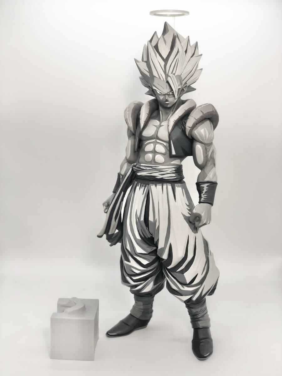 リペイント ドラゴンボール フィギュア smsp モノクロ ゴジータ