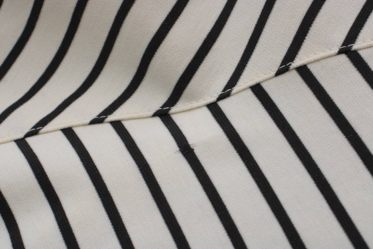 4-135 新品 布帛付きボーダープルオーバー