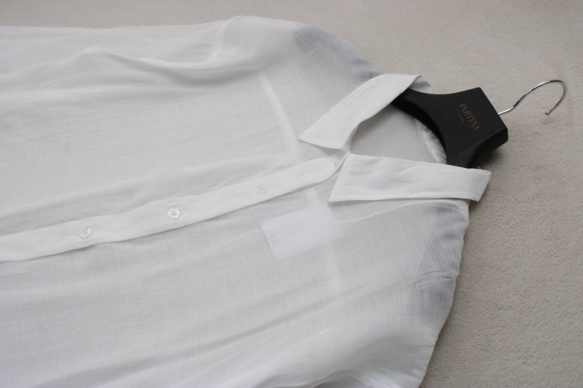 3-1230 新品 シアールーズシャツ ホワイトＦサイズ 定価￥9,900＋稅