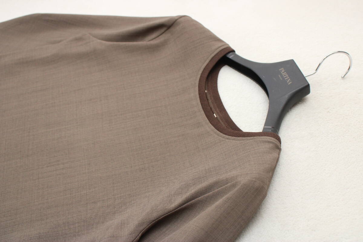 4-271 新品 未使用 上質(zhì)バナナスリーブカットソー Ｆサイズ 定価￥15,000