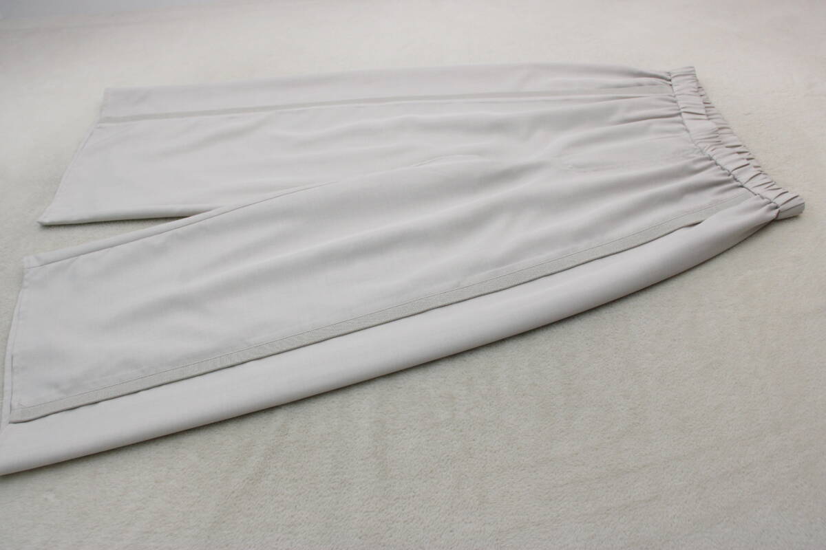 5-97 新品 ウエストゴムリブ使いワイドパンツ
