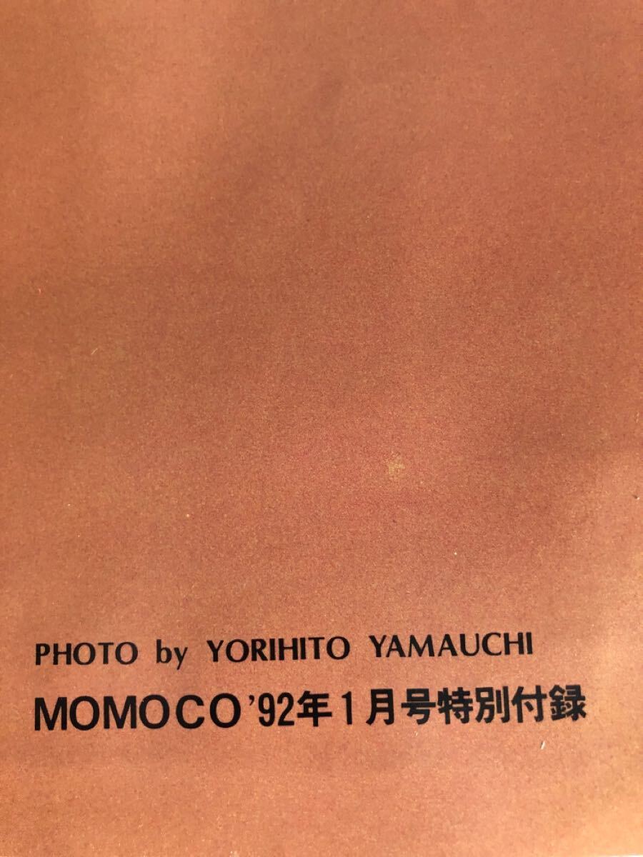  редкость Sakai Noriko MOMOCO 1992 год 1 месяц номер дополнение постер календарь идол retro звезда журнал 