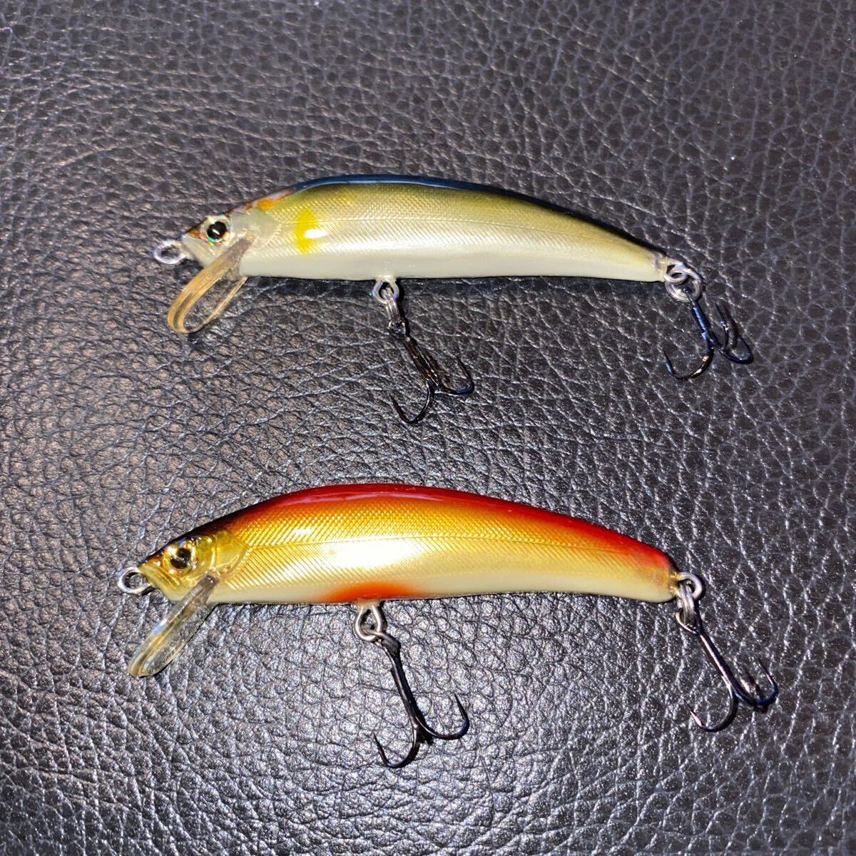 katu lure カツルアー　55S　シンキング　アユ　赤金　渓流ミノー　ハンドメイドルアー_画像2