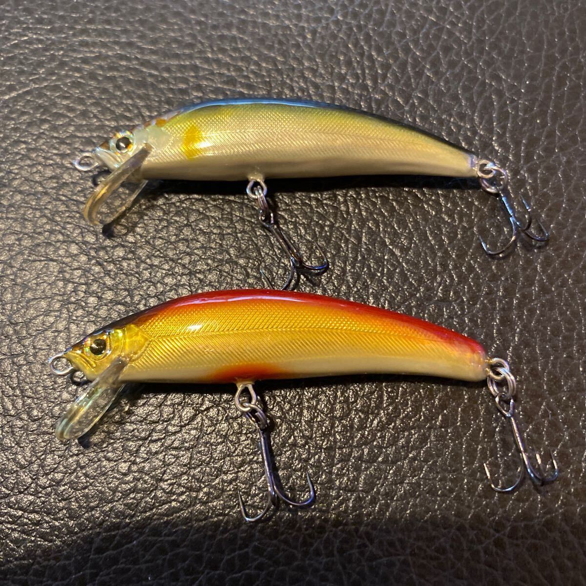katu lure カツルアー　55S　シンキング　アユ　赤金　渓流ミノー　ハンドメイドルアー_画像5