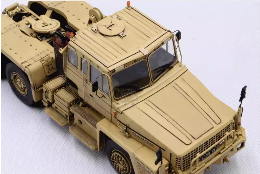 1/35 ロシア スキャメル コマンダー 戦車運搬車&62 クレーンフル ハーフセ ミトレーラー 組立塗装済完成品_画像2
