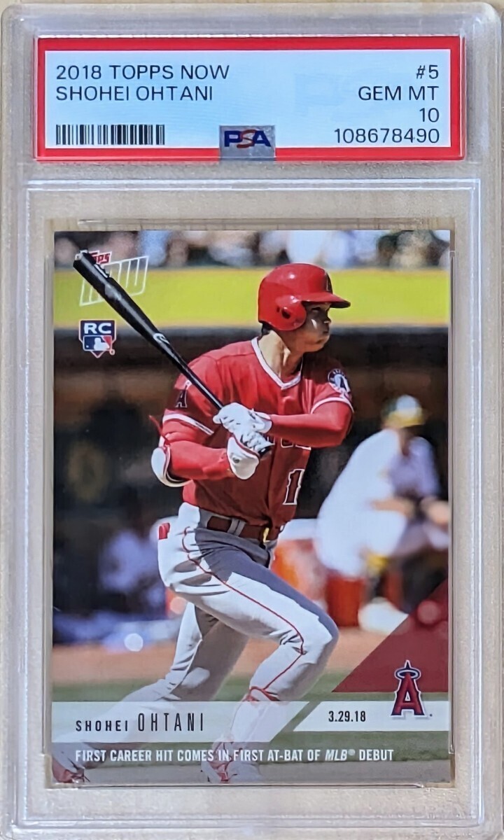セール特価 大谷翔平 PSA10】2018 TOPPS NOW メジャー初勝利&初ヒット RC2 その他