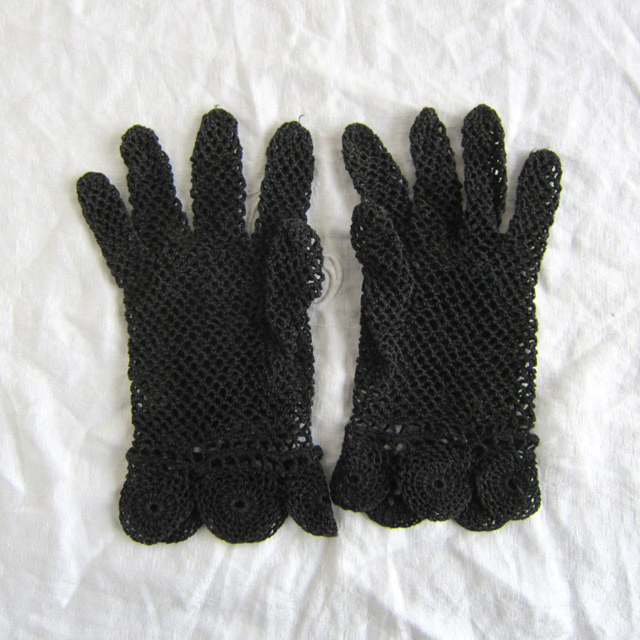 手編レース手袋 Sサイズ フランスアンティーク ヴィンテージ_画像4