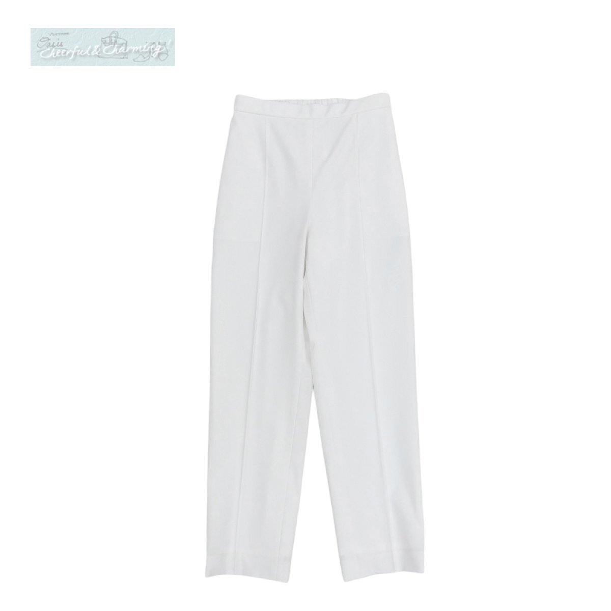 未使用 新作 FOXEY NEWYORK クローバーパンツ 38 ホワイト ’25年商品 45268