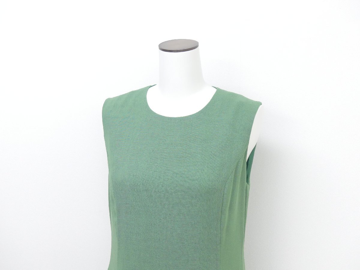 FOXEY ドレス ワンピース コーラル 40 グリーン ウールBLEND 37659 SP商品