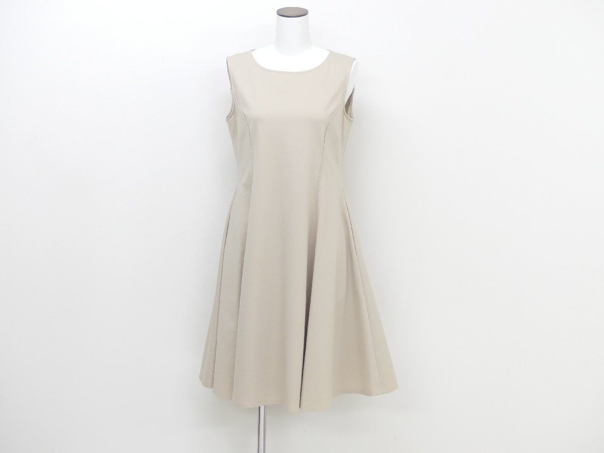 FOXEY NEWYORK ワンピース ドレス テニスガーデン 42 ベージュ コットンBLEND '21年商品 41399