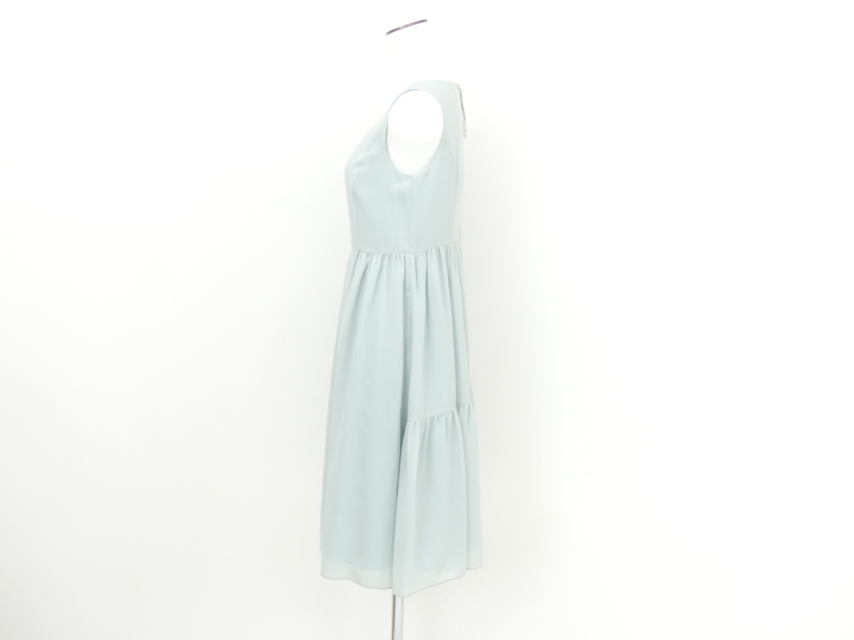 FOXEY NEWYORK ドレス ワンピース 38 ミント ポリエステル 涼しげフェミニン '20年CLASSY5月號掲載 40966