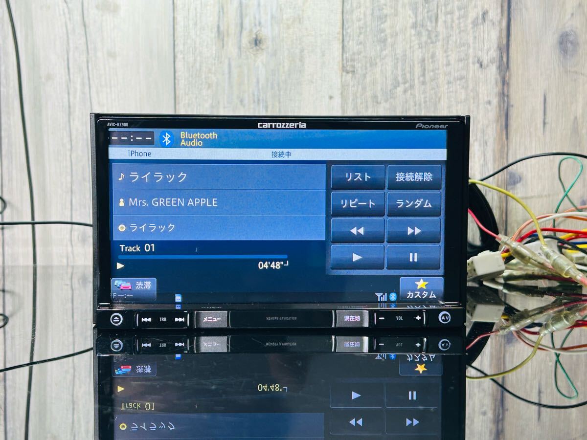 AVIC-RZ900 カロッツェリア 4chフルセグTV Bluetoothオーディオ CD→SD録音 DVD レーダー 新品フィルムアンテナ GPS付き 送料無料
