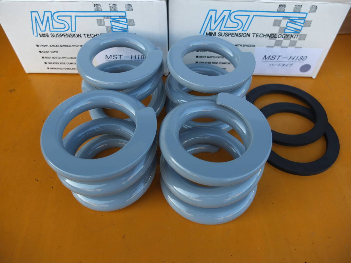 MST　ハードタイプコイルスプリングキットM-180モデル（ラバーワッシャー2枚付き）