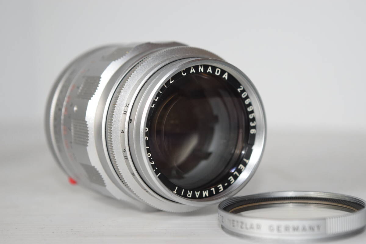 M LEICA ライカ テレ エルマリート　TELE-ELMARIT 1:2.8/90　LEITZ CANADA レンズ カメラレンズ