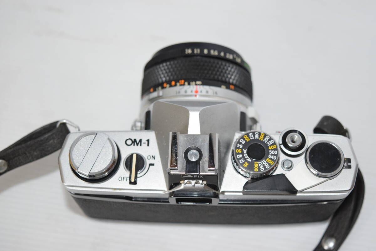 M オリンパス OLYMPUS OM-1 フィルムカメラ ボディ レンズ F.ZUIKO AUTO-S 1：1.8 F50ｍｍ