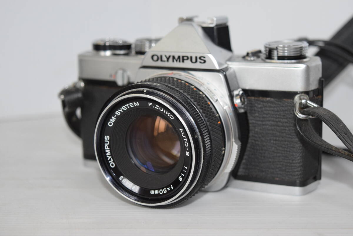 M オリンパス OLYMPUS OM-1 フィルムカメラ ボディ レンズ F.ZUIKO AUTO-S 1：1.8 F50ｍｍ
