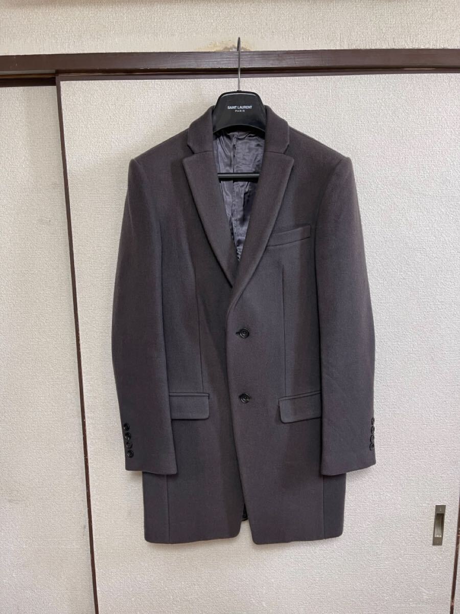 【即決】【良品】 ATO アトウ MELTON CHESTER COAT メルトンチェスターコート GREY グレー 即決早い者勝ち　　　