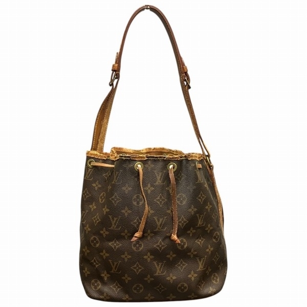 1円～最落なし ルイヴィトン モノグラム プチノエ M42226 巾著 バッグ ショルダーバッグ レディース☆0339