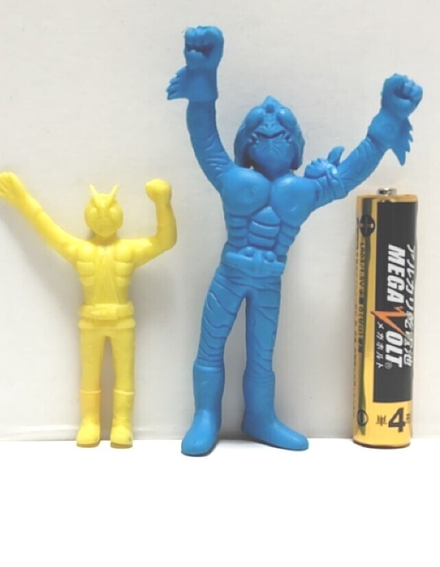 仮面ライダーアマゾン、他1體 消しゴム昭和時代レトロ 