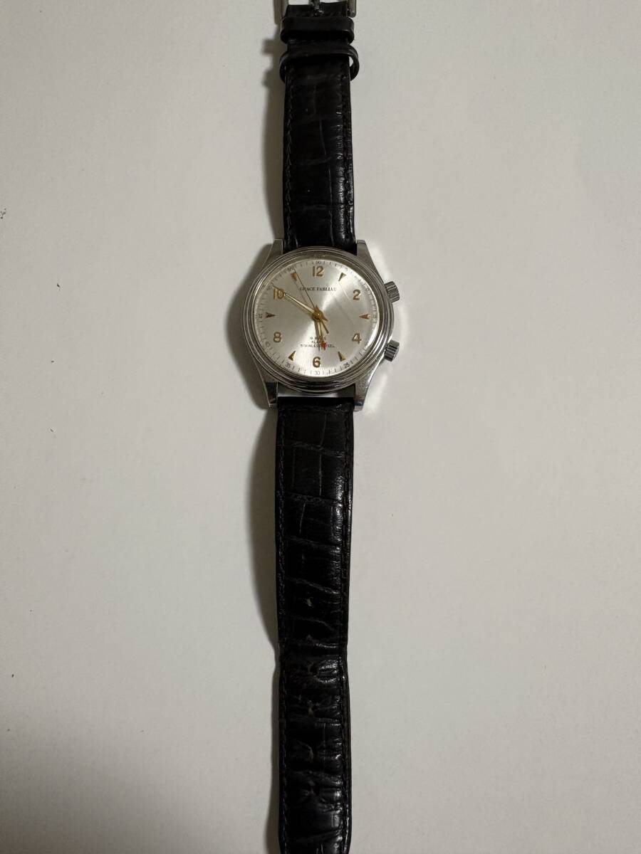 グレースファブリオ　手巻き　アラーム付き