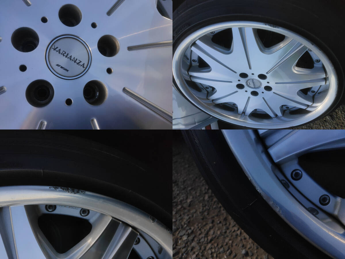  Alphard снимать WORKva Lien tsaVAD 20 дюймовый 8.5J+45(O)&9.5J+38(O) 5 дыра PCD114.3,245/35R20sa Mata iya есть 4 шт. комплект [ б/у ]