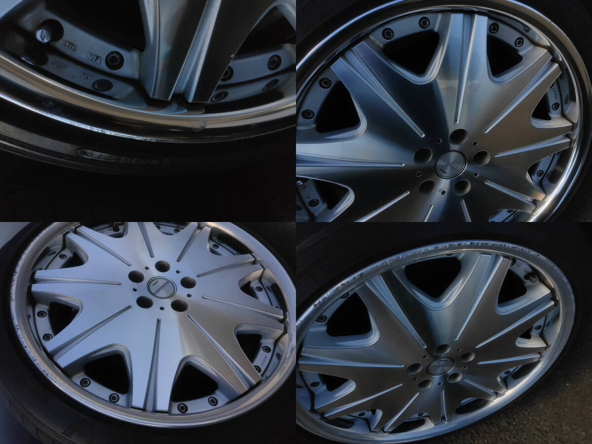  Alphard снимать WORKva Lien tsaVAD 20 дюймовый 8.5J+45(O)&9.5J+38(O) 5 дыра PCD114.3,245/35R20sa Mata iya есть 4 шт. комплект [ б/у ]