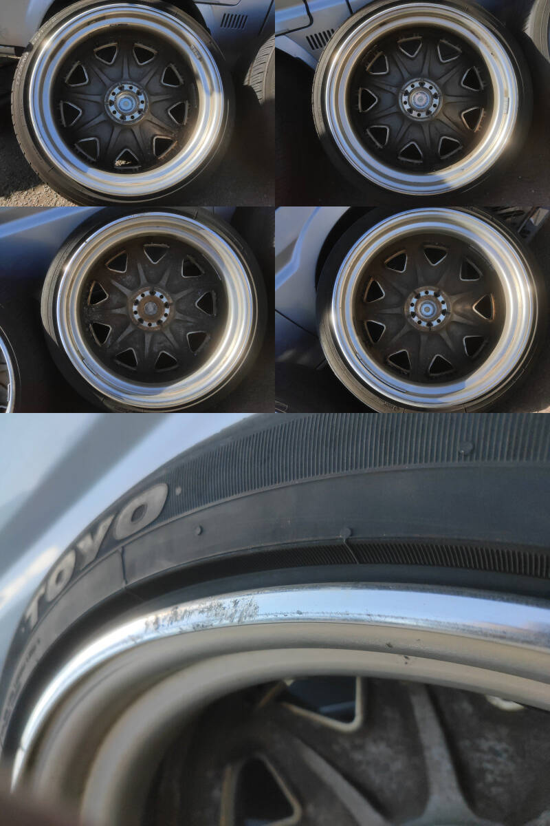  Alphard снимать WORKva Lien tsaVAD 20 дюймовый 8.5J+45(O)&9.5J+38(O) 5 дыра PCD114.3,245/35R20sa Mata iya есть 4 шт. комплект [ б/у ]
