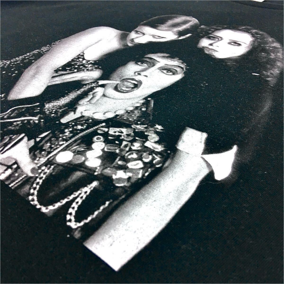新品 ロッキーホラーショー フランクンフルター博士 1975年グラムロック ドラッグクイーンミュージカル映画 Tシャツ オーバーサイズ XL(LL)_画像3