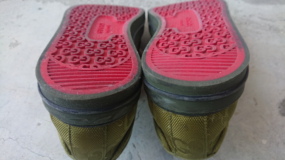 GUCCIグッチTENNIS 1977 スニーカー 7.5 中古品