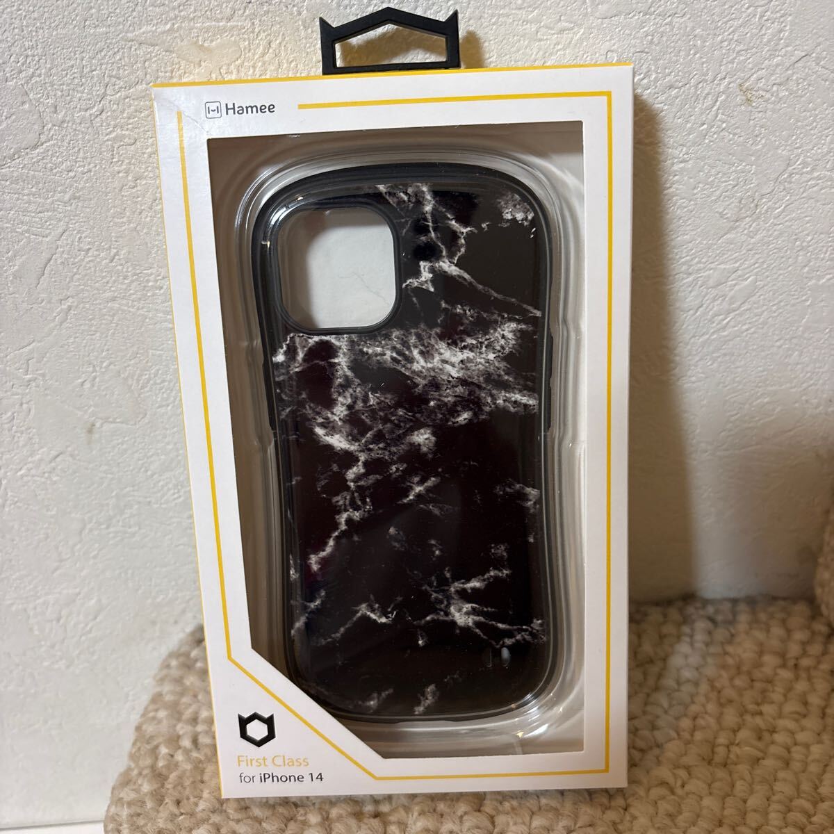 【iFace FIRST CLASS】iPhone14用ケース★iPhone13互換性あり★アイフェイスファーストクラスアイフォンブラックマーブル柄【Hamee正規(guī)品】