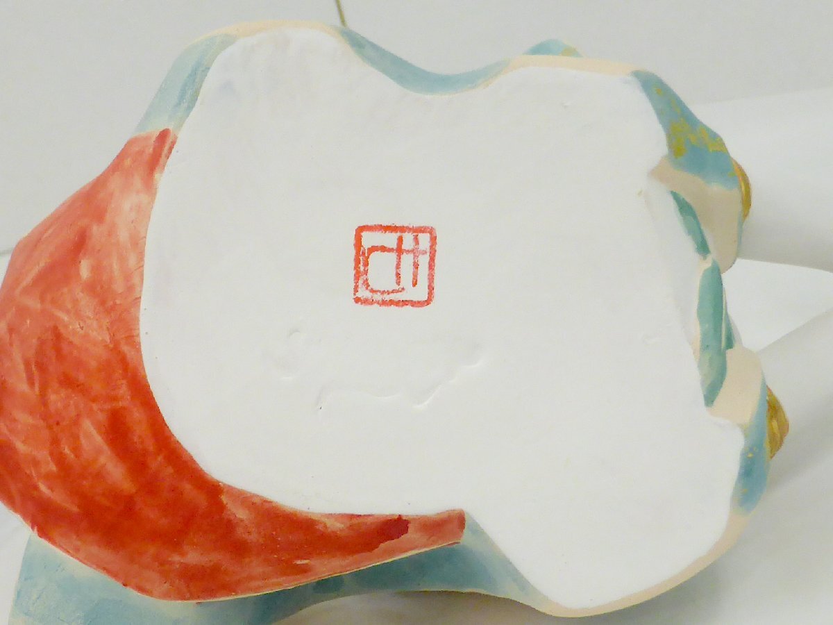 長期保管品】博多人形 飛天 戸畑茂四郎 作 台座・箱付(日本人形