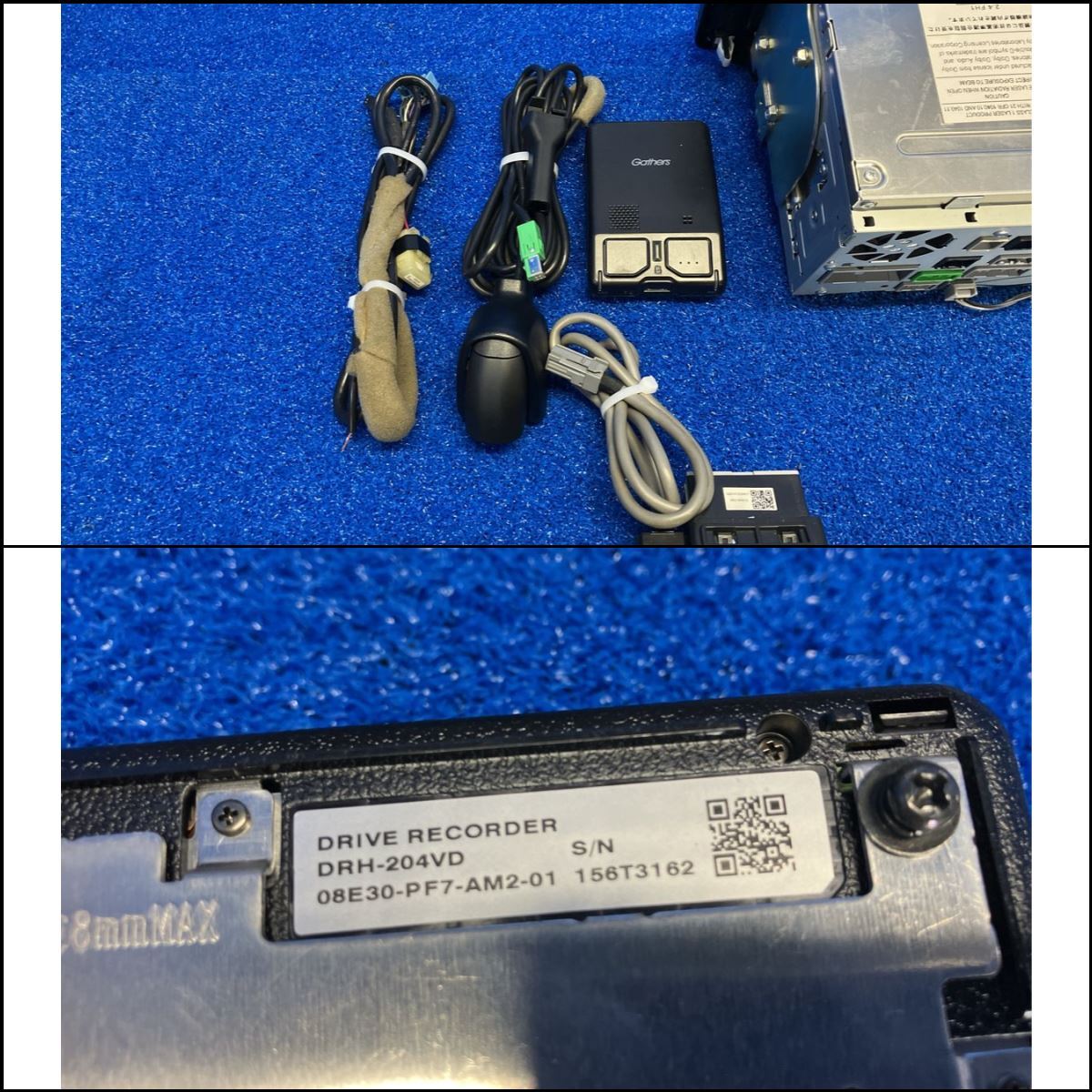 ホンダ 純正 Gathers VXU-227NBi メモリーナビ カーナビ 2021年地図 フルセグ CD DVD SD Bluetooth セキュリティシール付 ドラレコ付