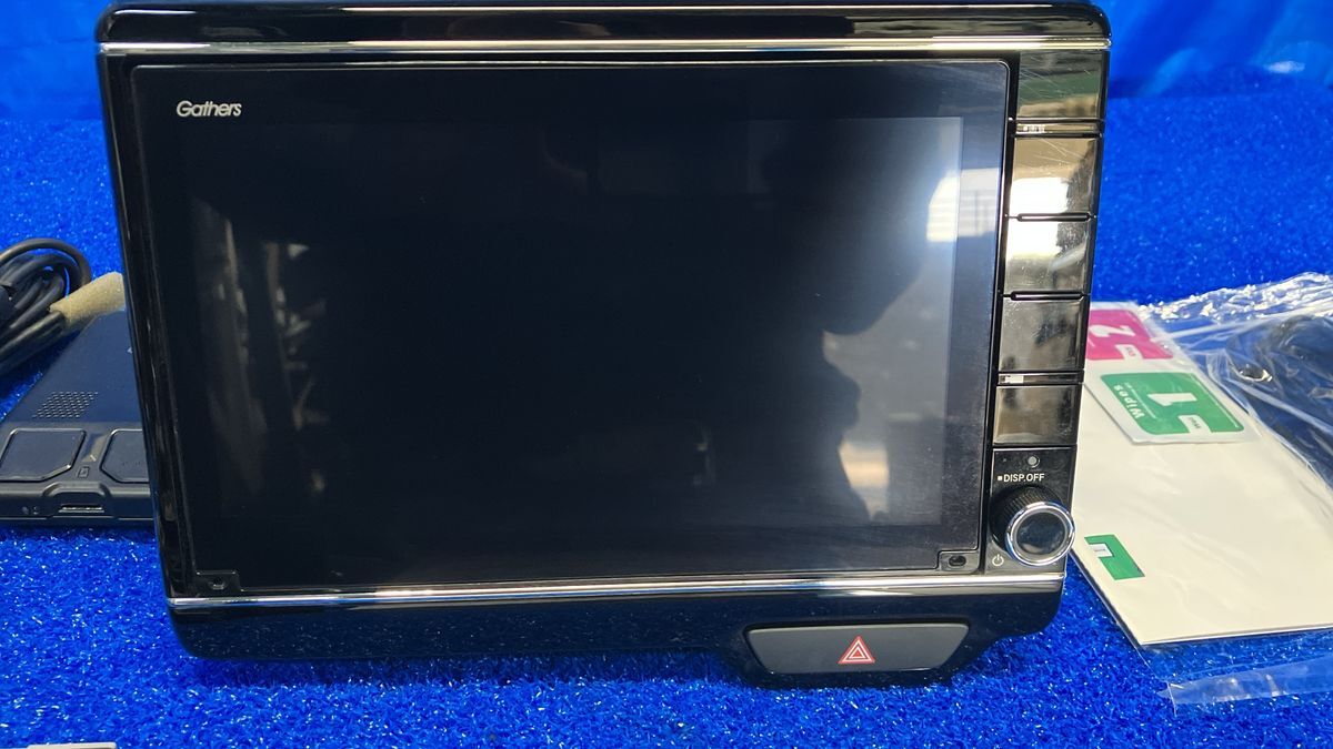 ホンダ 純正 Gathers VXU-227NBi メモリーナビ カーナビ 2021年地図 フルセグ CD DVD SD Bluetooth セキュリティシール付 ドラレコ付