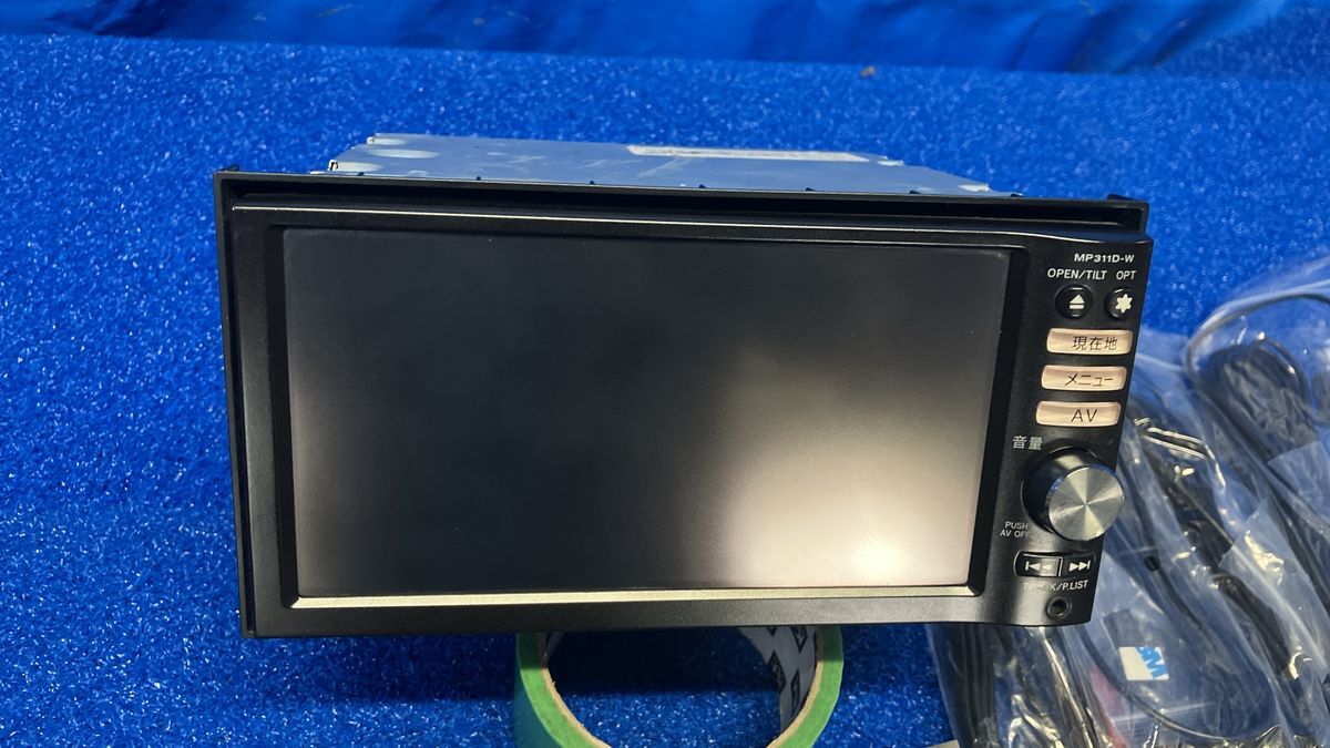 [ новый товар антенна есть ] Nissan оригинальный навигационная система MP311D-W 2011 год карта Full seg CD DVD SD Bluetooth телевизор комплект есть ETC есть 