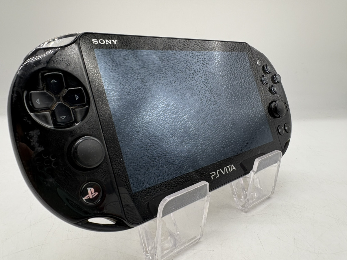 9504-06★1円スタート★SONY/ソニー/PSVita/PCH-2000/ブラック/Wi-Fiモデル/マインクラフト付き/専用microSDカード16GB付屬/難あり★